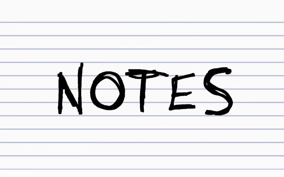 Notes – 2009